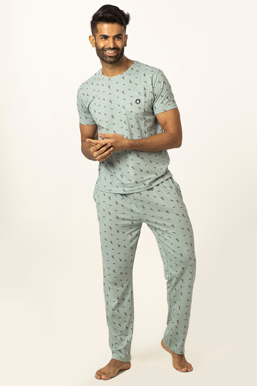 Dobby stripe pyjama set, Majestic, Shop Men's Pyjamas & Leisurewear  Online