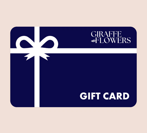 Giraffe Flowers e-Gift Card