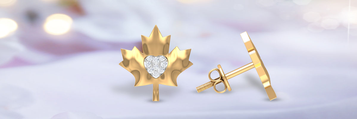 Pretty Maple Leaf Earrings