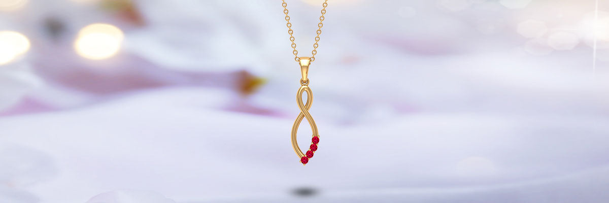 Decent Infinity Gold Pendant