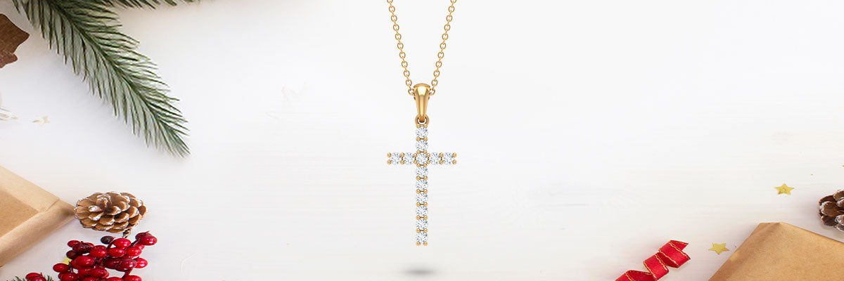 Alluring Diamond Cross Pendant