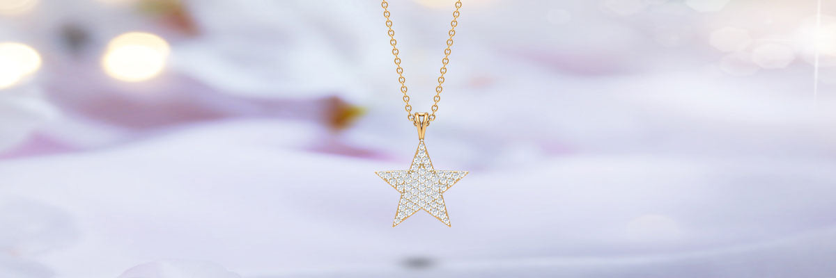 Diamond Star Pendant Necklace
