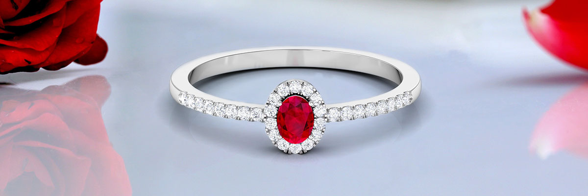 Royal Ruby Engagement Ring