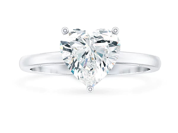 Heart Cut Engagement Rings