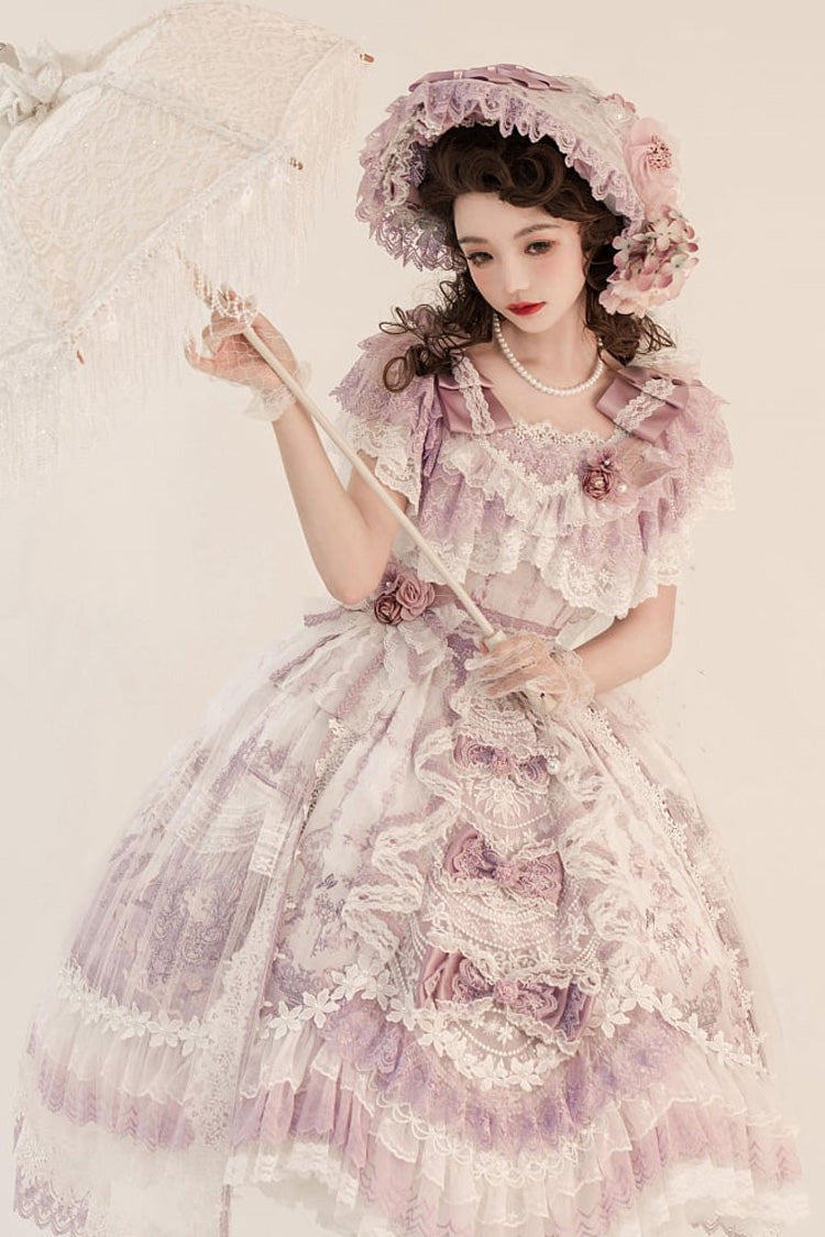 Purple The Key to the Secret Realm Gorgeous Wedding Sweet Lolita Dres ...