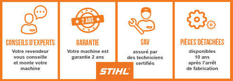 Votre revendeur STIHL Conseils, SAV, Garantie et pièces d'origine certifiées