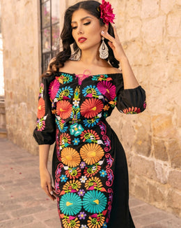 H1738 TODAYFUL Cocoon Mexican Dress