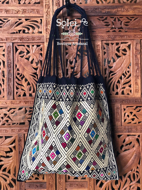 Mexican Embroidered Floral Big Purse Shoulder – The Little Pueblo