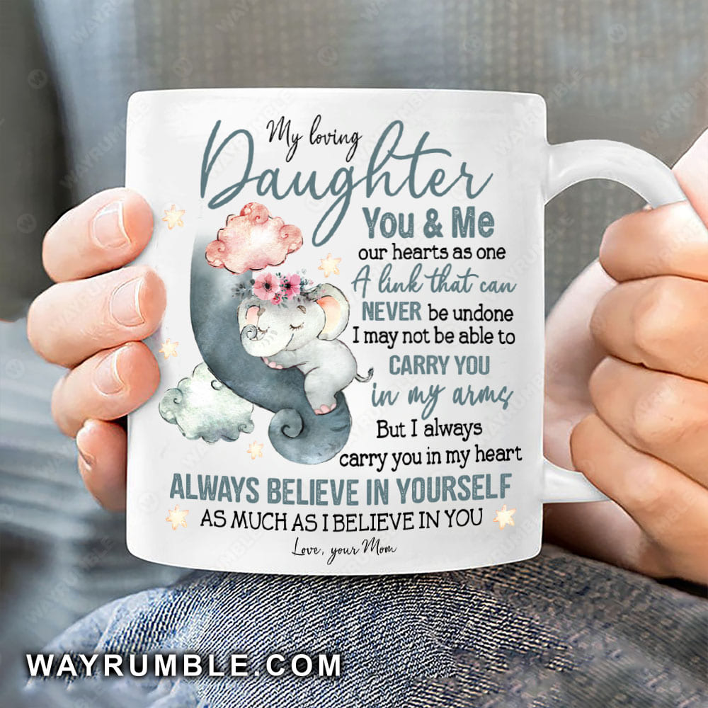 Gift For Mom Mug - Daughter to mom, Vintage wallpaper Mug- Gift For Mo -  Cerigifts