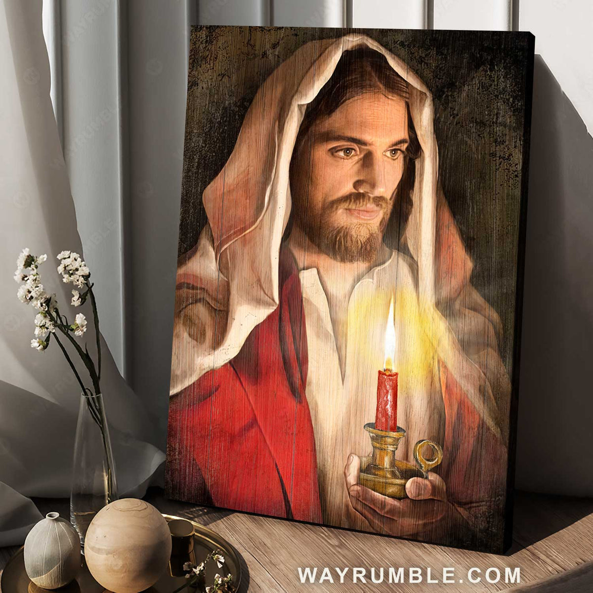 Beautiful Jesus, Dark night, Candle painting, The life of Jesus ...