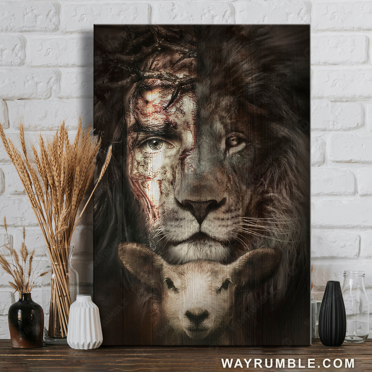 Jesus painting, The lion of Judah, Lamb of God, The perfect ...