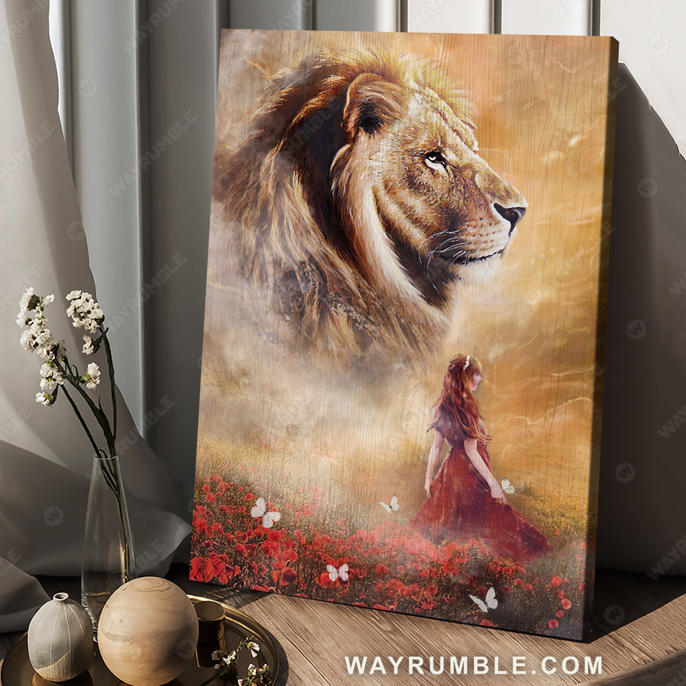 Lion of Judah, Beautiful girl drawing, Among the flower field, A ...