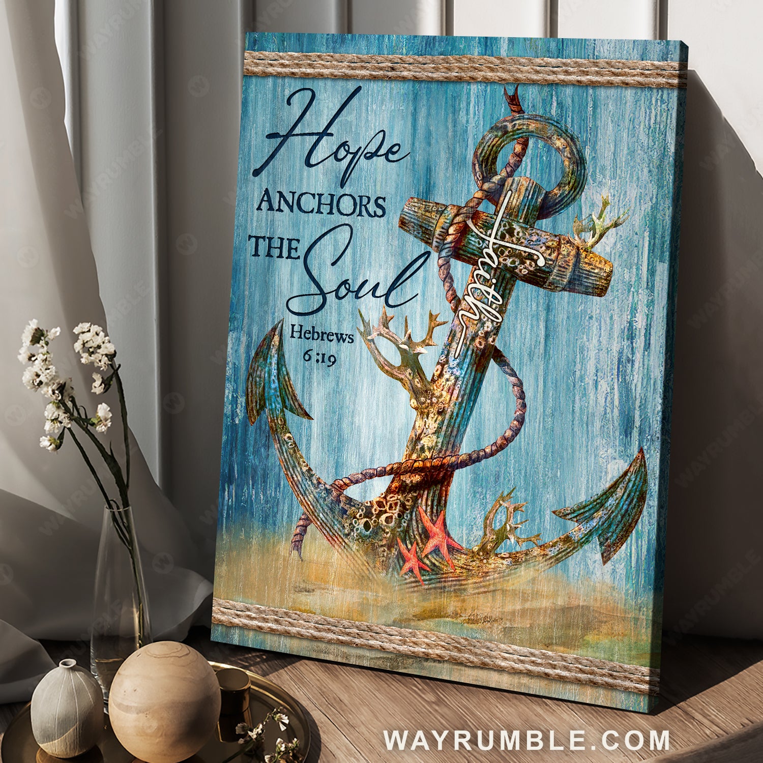 Anchored in Faith  Nautical anchor art, Anchor art, Anchor painting