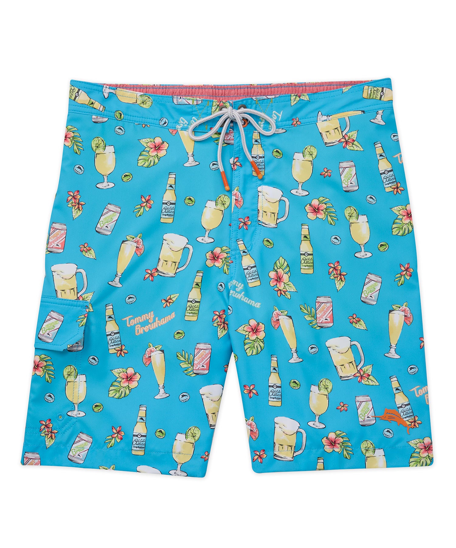 Tommy Bahama Big & Tall Baja Block Party Board Shorts