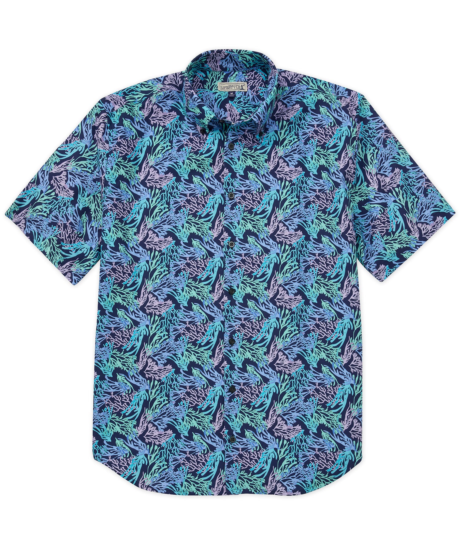 Westport Lifestyle Marlin Paradise Printed Fishing Shirt - Westport Big &  Tall