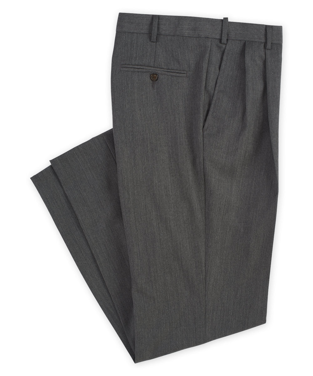 Men's 45% Wool Pleated Pant