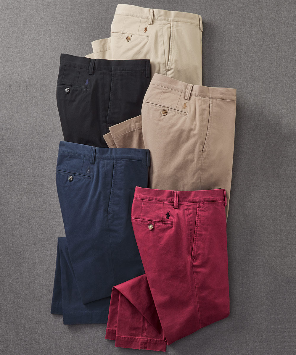 Polo Ralph Lauren Stretch Flat Front Chino Pant - Westport Big & Tall