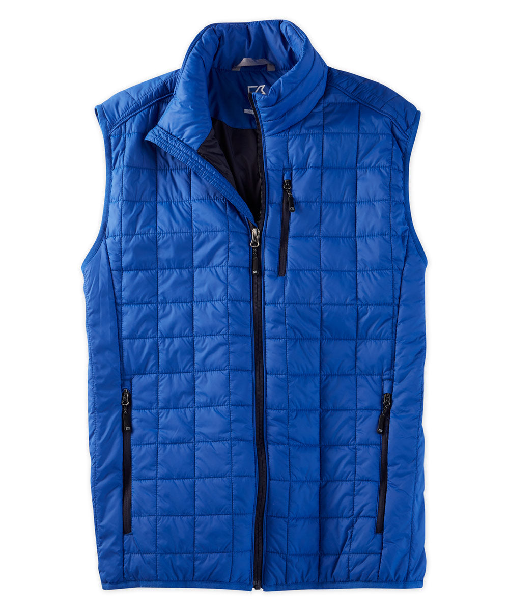 Westport Black Wool-Blend Zip-Front Big - & Westport Tall Vest Quilted