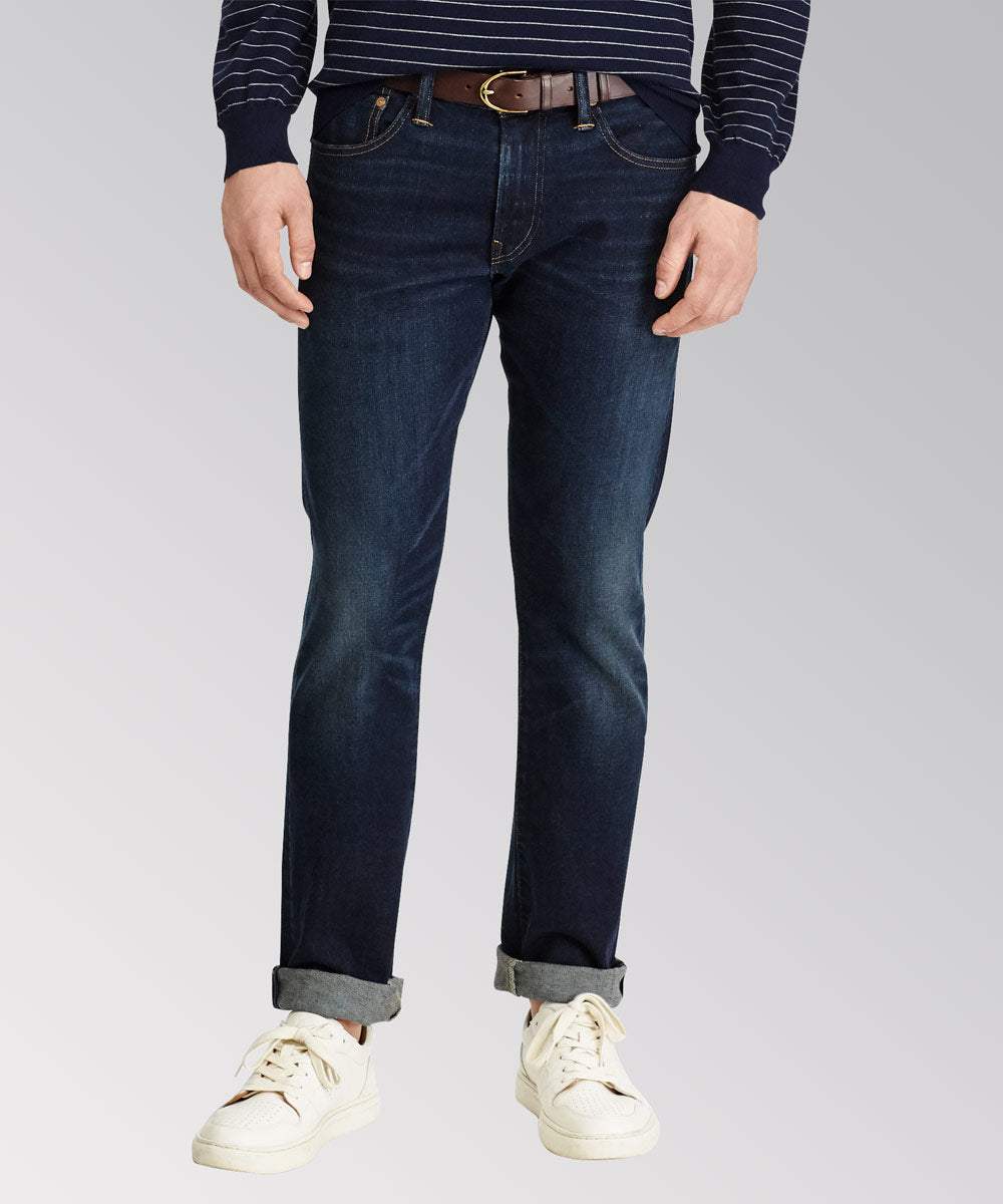 Oprecht Troosteloos Deskundige Polo Ralph Lauren Dark Wash Stretch Five-Pocket Jeans - Westport Big & Tall