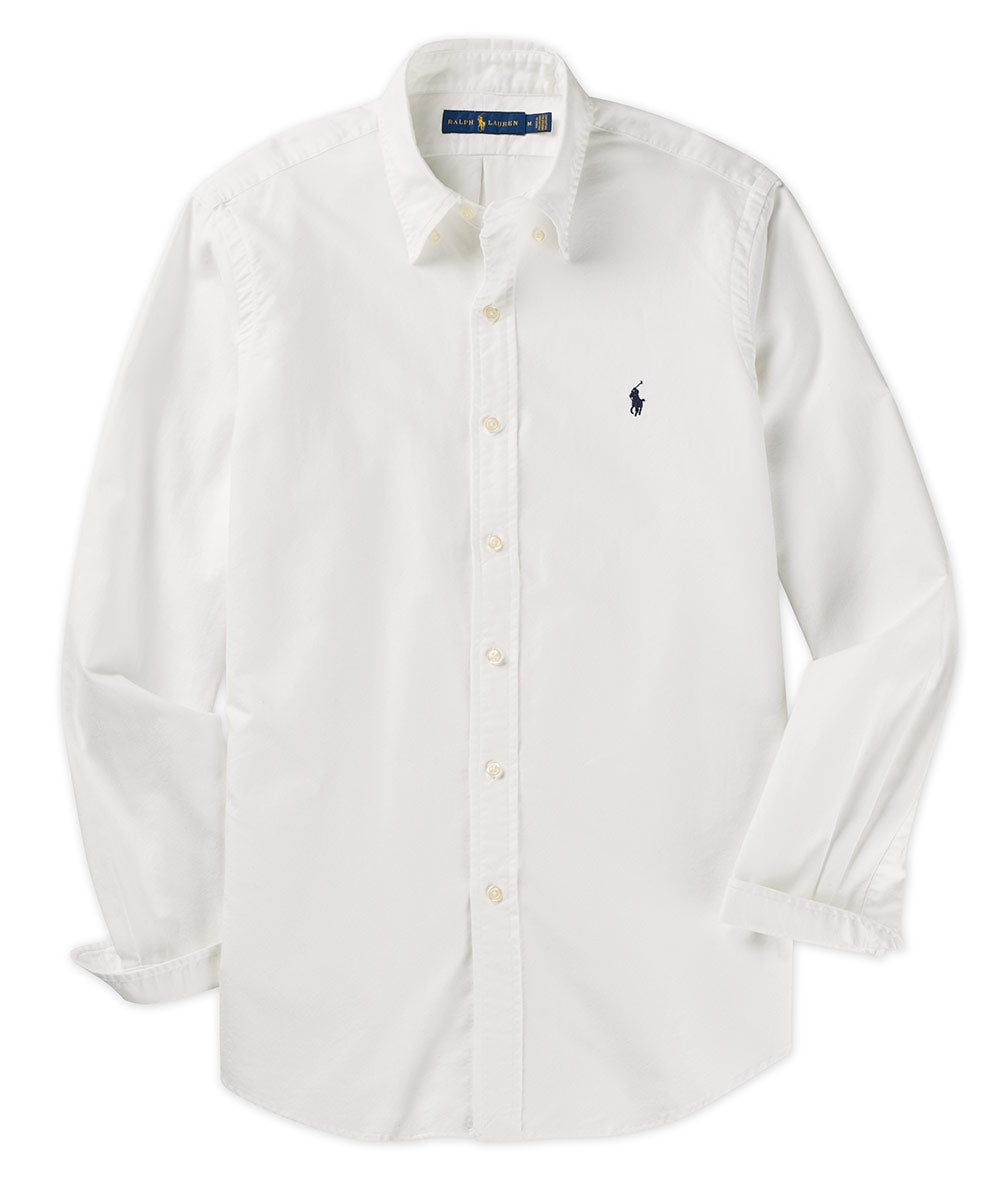 onderschrift grootmoeder rivier Polo Ralph Lauren Long Sleeve Garment Dyed Oxford Sport Shirt - Westport  Big & Tall