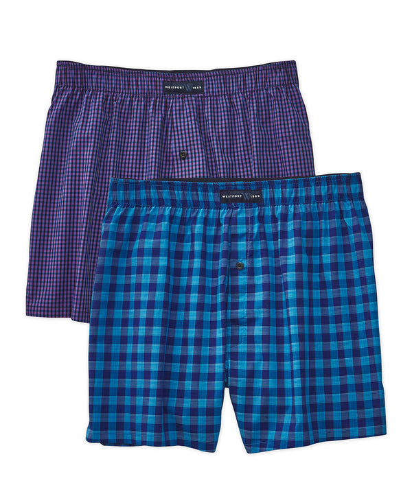 Westport 1989 Woven Boxers (2-Pack) - Westport Big & Tall