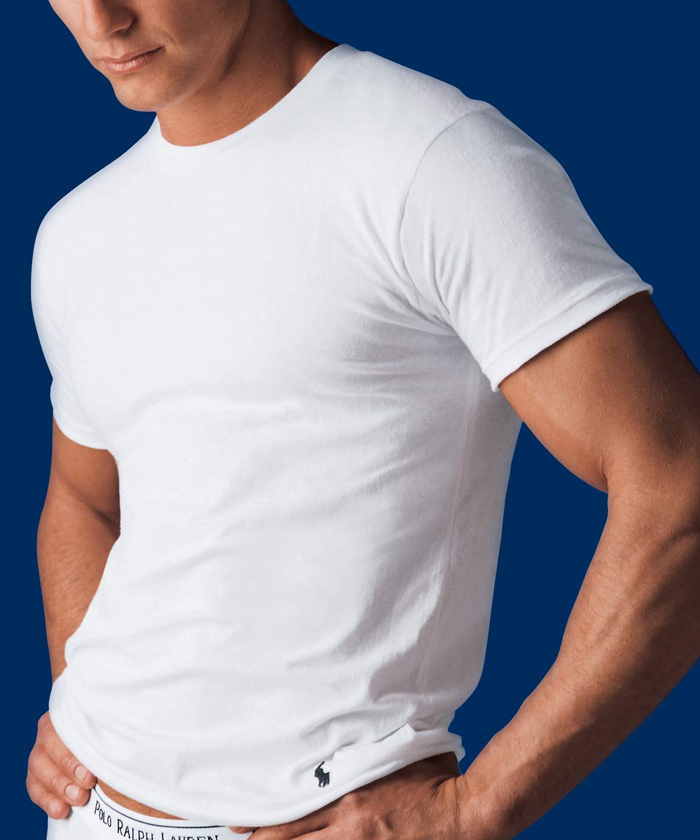 Intim metrisk Regelmæssigt Polo Ralph Lauren Cotton Crewneck T-Shirt (3-Pack) - Westport Big & Tall