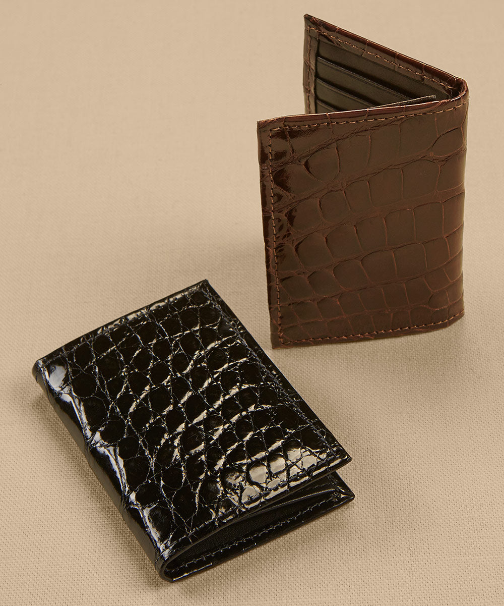 Torino Exotic Wallets from Dann Clothing, Alligator, Lizard