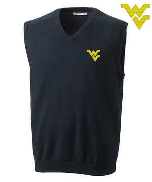 Cutter & Buck West Virginia University V-Neck Sweater Vest