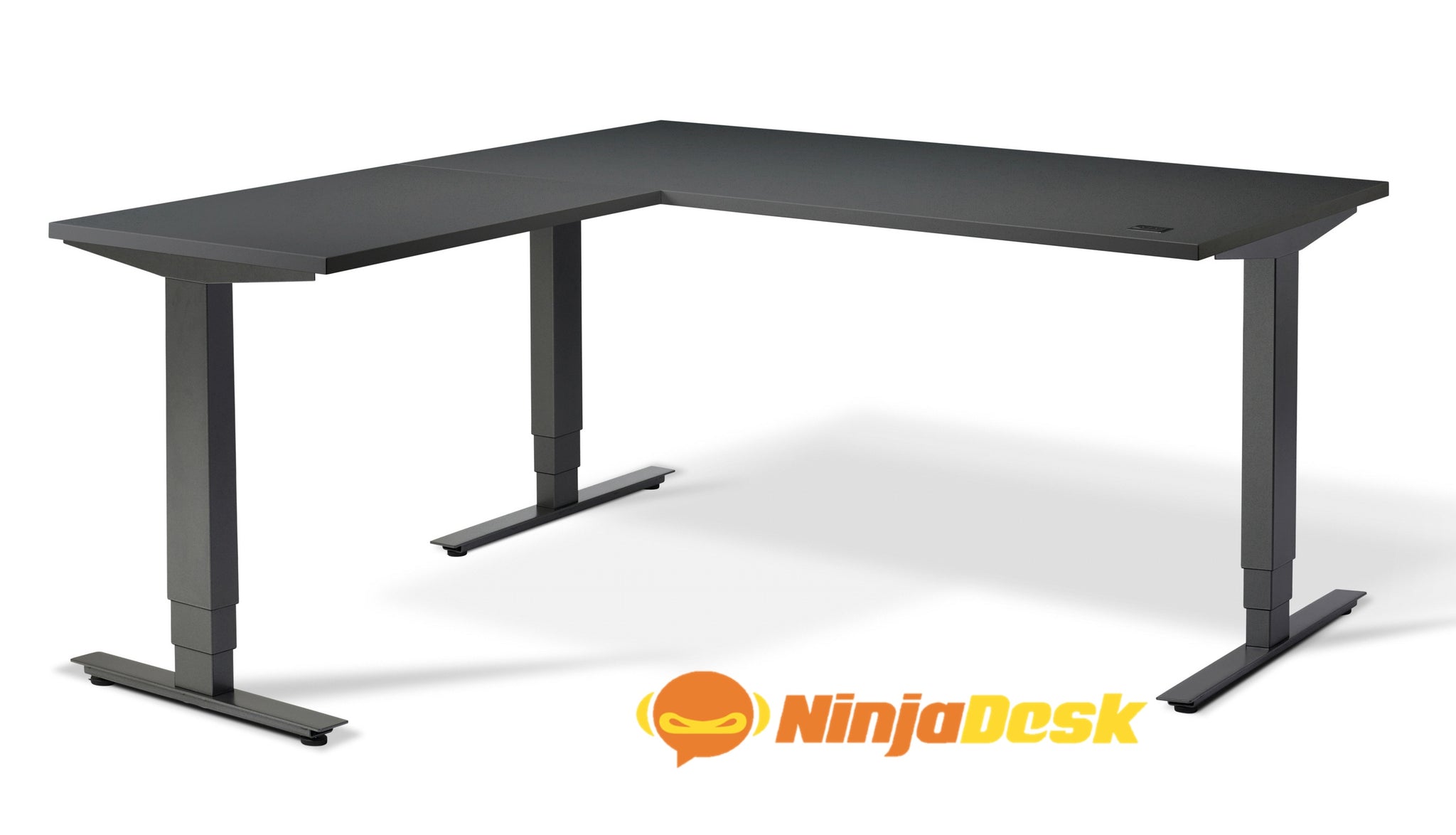 NINJA Conqueror immersive L-shaped standing gaming desk