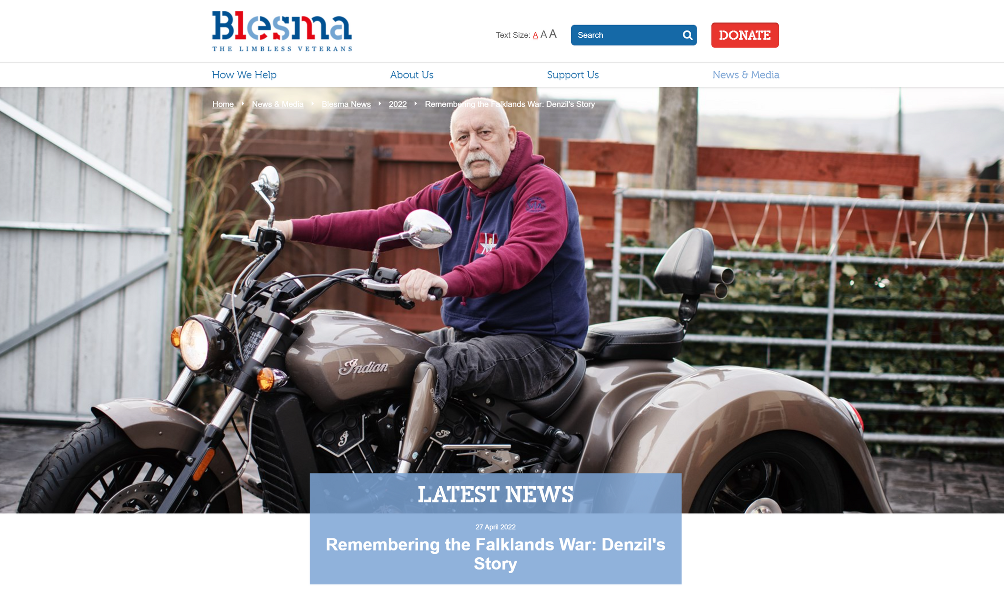 Remembering the Falklands War: Denzil Connick's Story