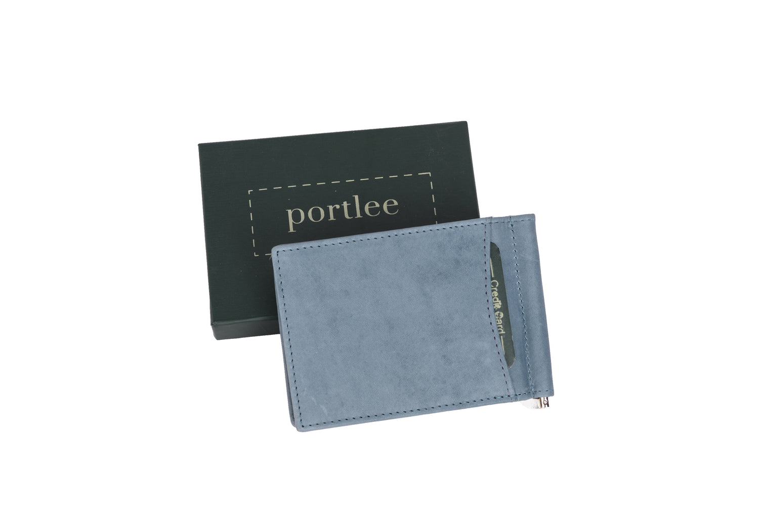 Portlee Leather Money Clip Wallet - Portlee
