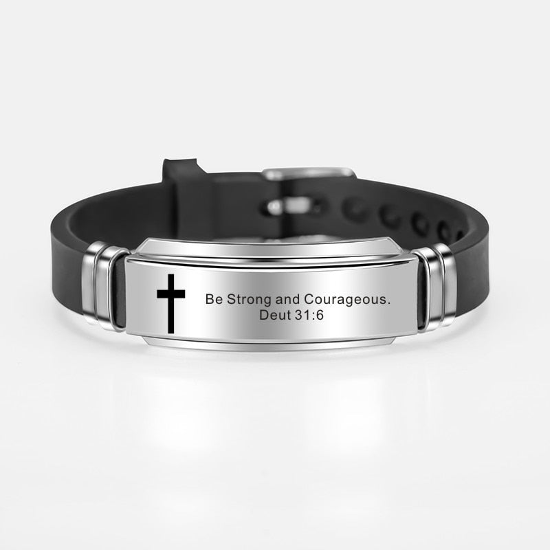 Buy 60 Pieces Religious Sayings Rubber Bracelet Religious Bracelets  Silicone Wristbands for Christian Religious Gifts or Trunk or Treat Sunday  school and VBS Party Favors Online at Low Prices in India 