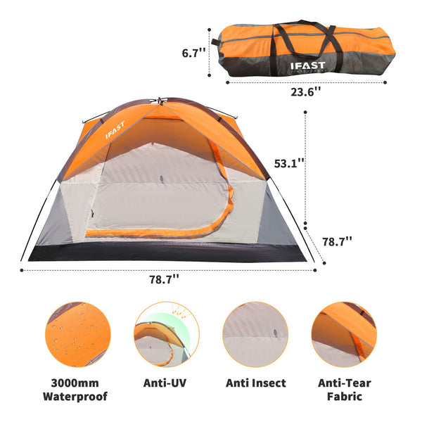 IFAST orange family tents