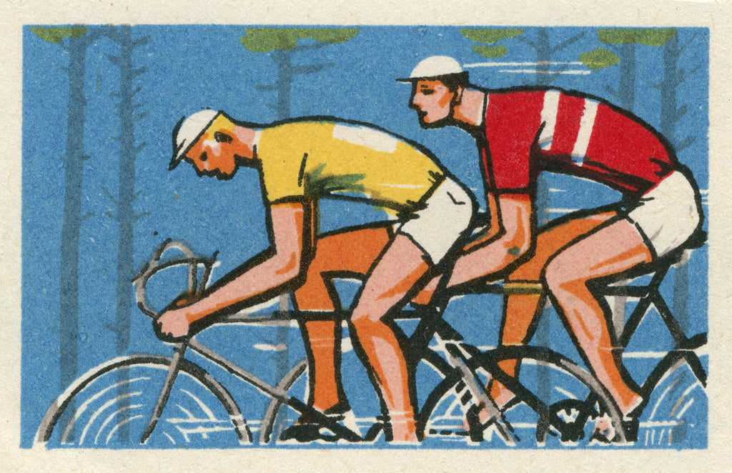 Two cyclists