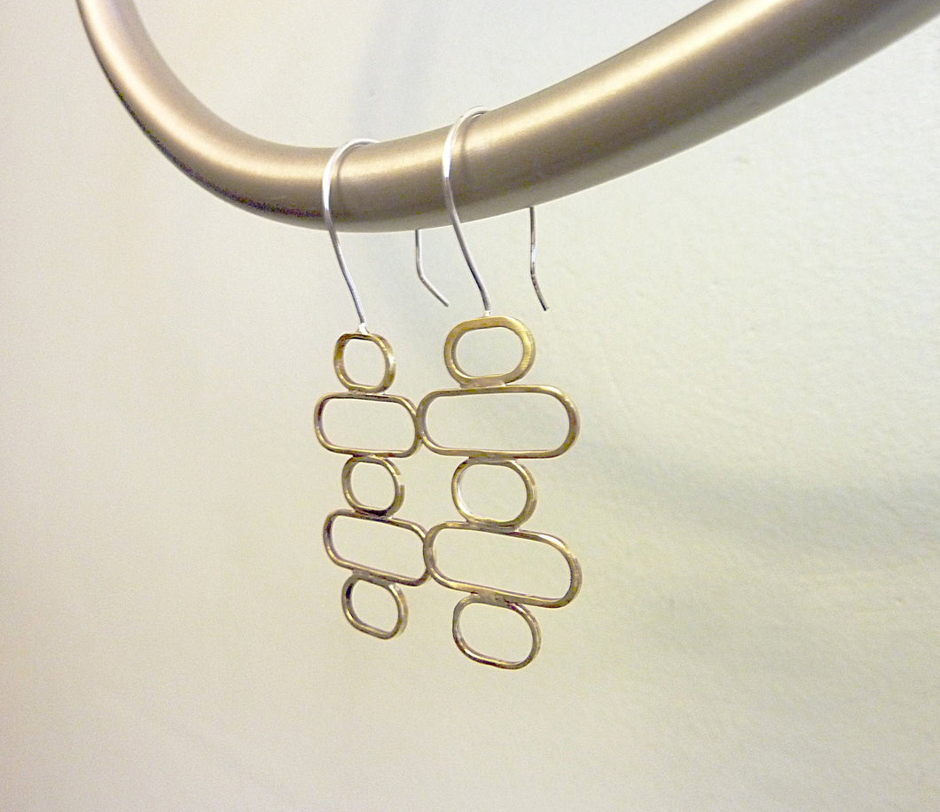Stacked Ovals Earrings