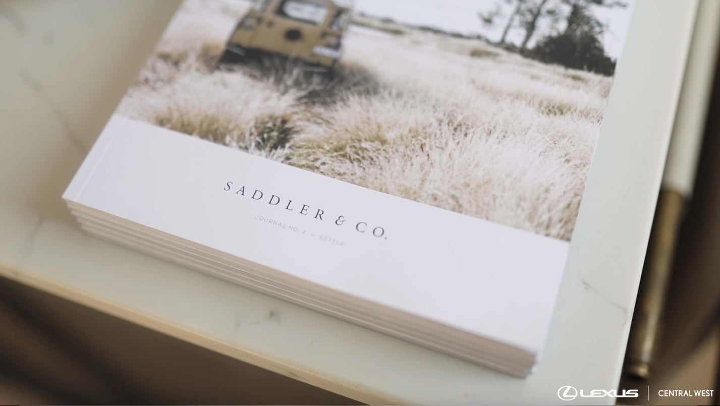 Saddler & Co x Lexus Collaboration Journal 
