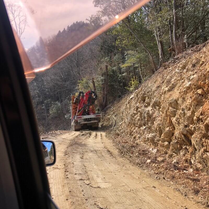 山城もくもく　山道