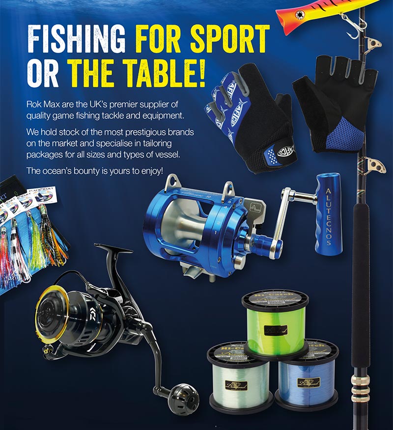 Fishing Tackle, Kit & Gear for Super Yachts - Rok Max