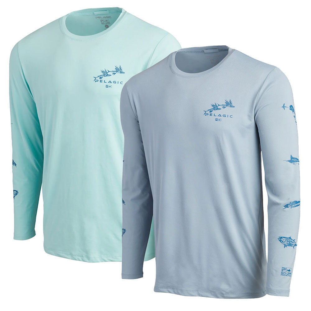 Pelagic Gear Fishing Shirts Clothing Men Fishing Long Sleeve Uv