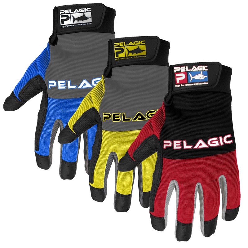 Pelagic Sun Gloves Fish Camo Light Grey