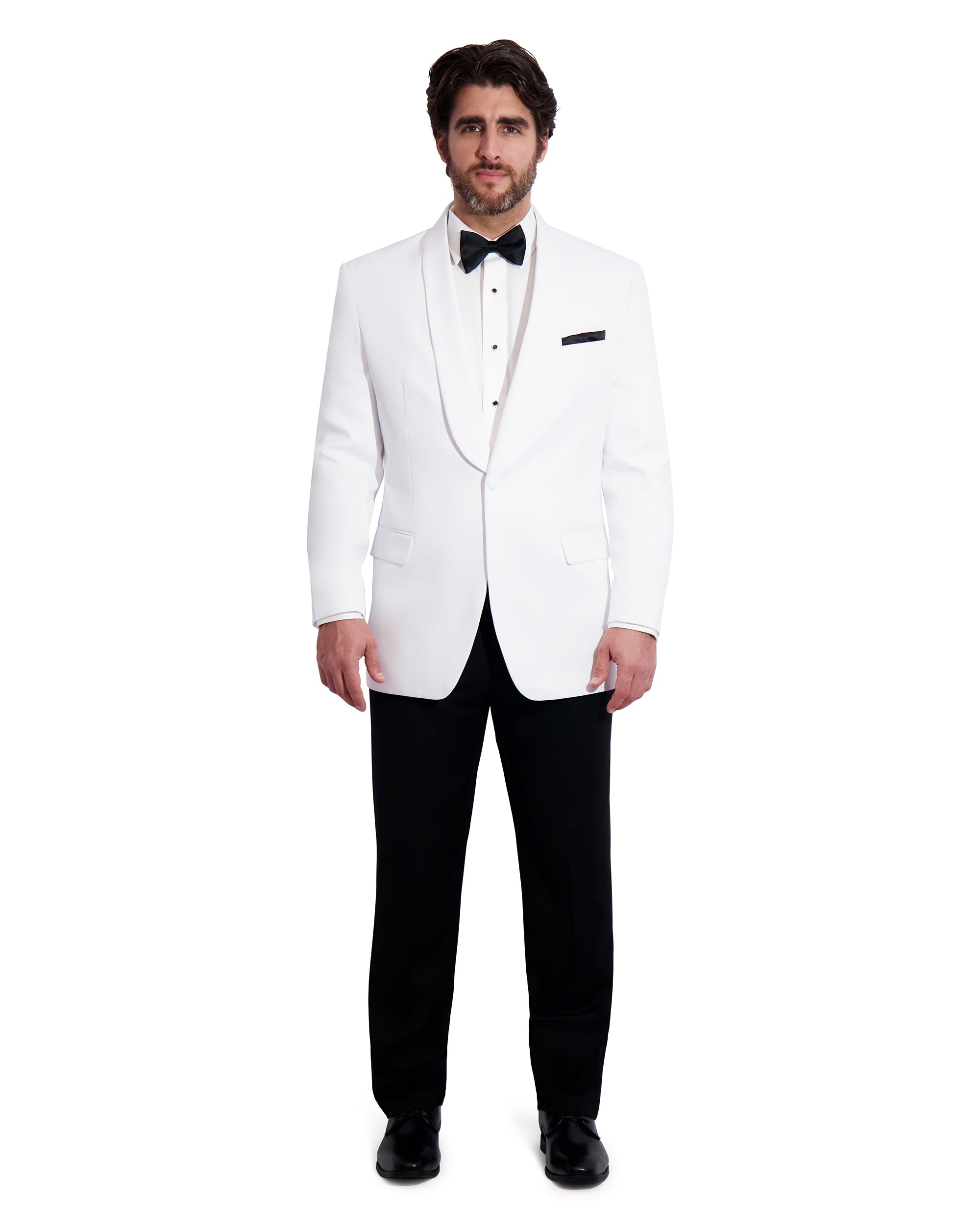 MENS WHITE DINNER JACKET – Fabian Couture