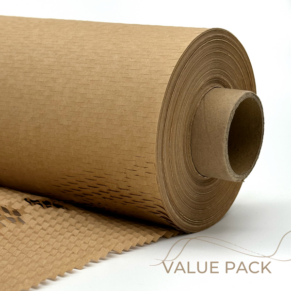 19.7 Honeycomb Packing Paper Roll – Vérité Eco Packaging