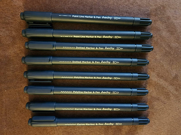 AECHY Dual-Tip Calligraphy Pen 8 Sizes And 4 Different Link Styles