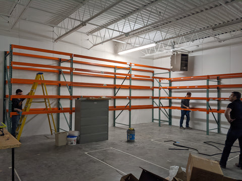 Jon, Josh & Mitch Building Racking