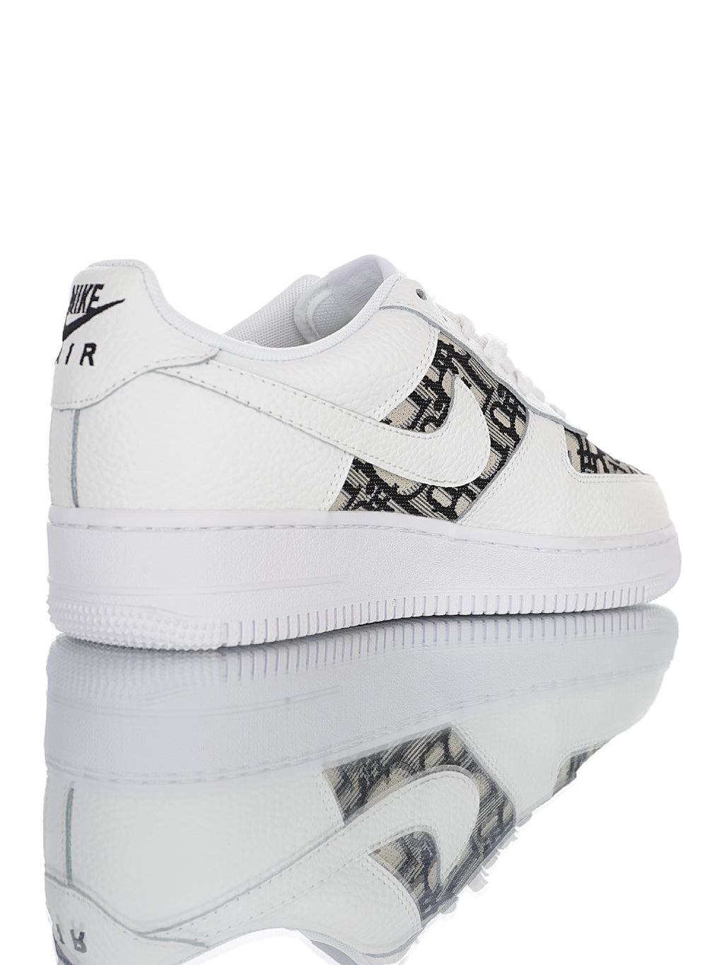 CUSTOM GREY DIOR X AIR FORCE 1  Derivation Customs  Custom sneakers  Swarovski trainers