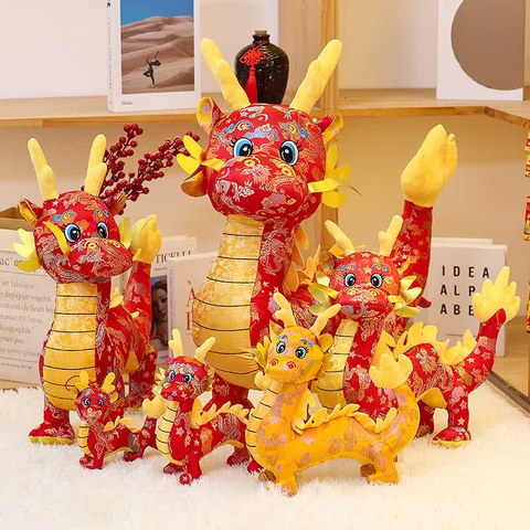 New Year Mascot Dragon Stuffed Toy