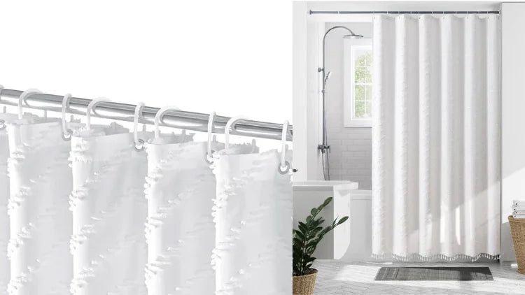simple-style-waterproof-tassel-shower-curtain