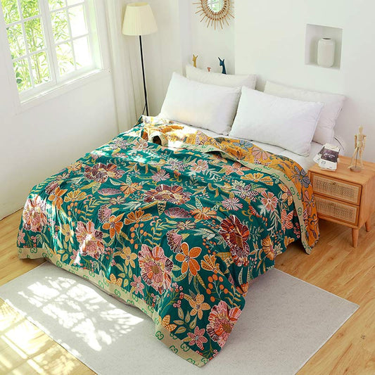 Ownkoti Vintage Reversible Coverlet Soft Floral Quilt – ownkoti