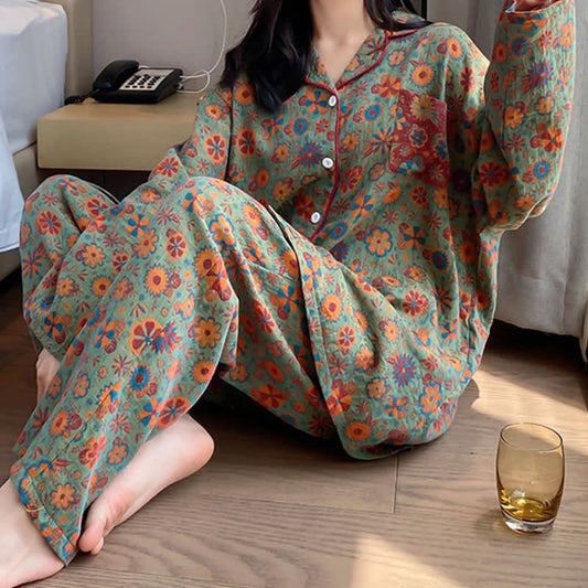 Cotton Plus Size Pajama Set with Pants – ZecoTex