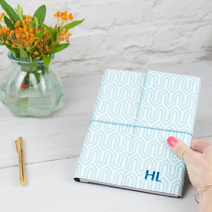 Graphic Geometric Personalised A5 Notebook